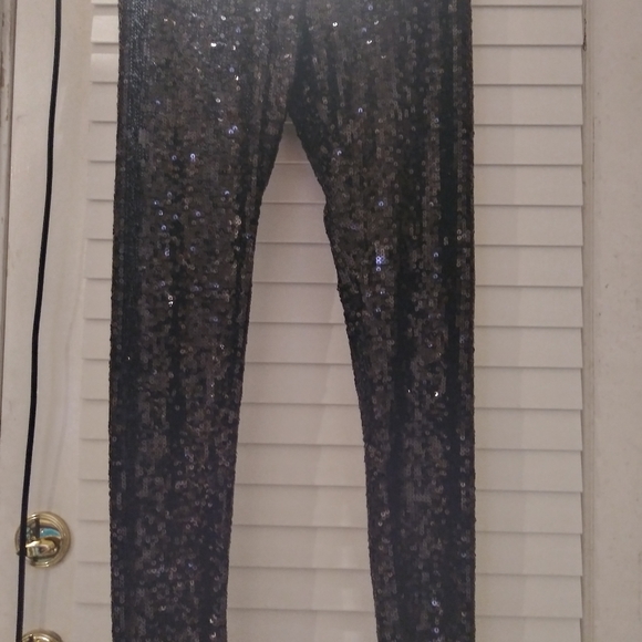 Leggings-black sequence - Picture 5 of 6